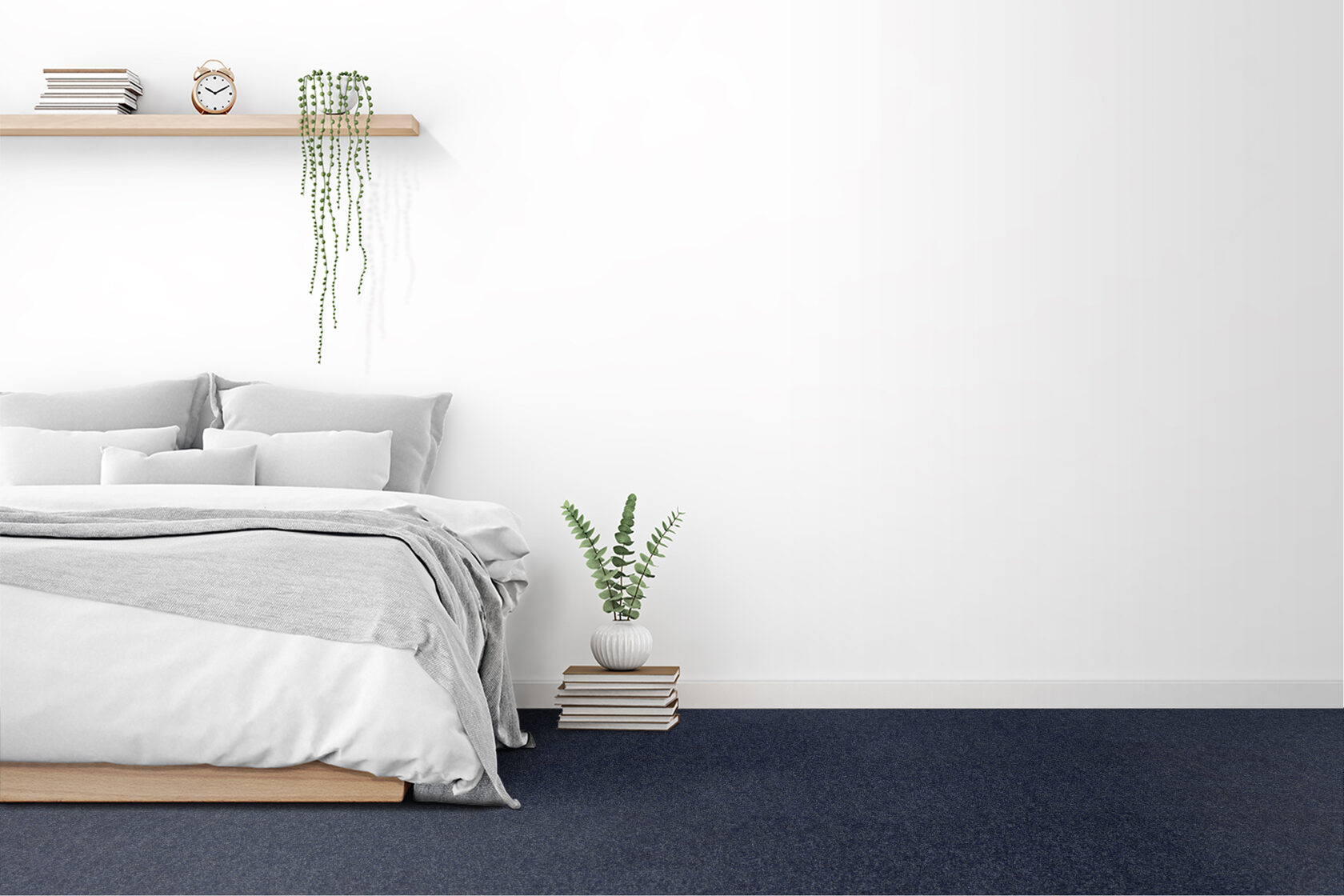 Ковровое покрытие "Bonkeel" Color Rib Blue Bottle 78 (ширина 1м/3м/4м) — купить в Старом Осколе