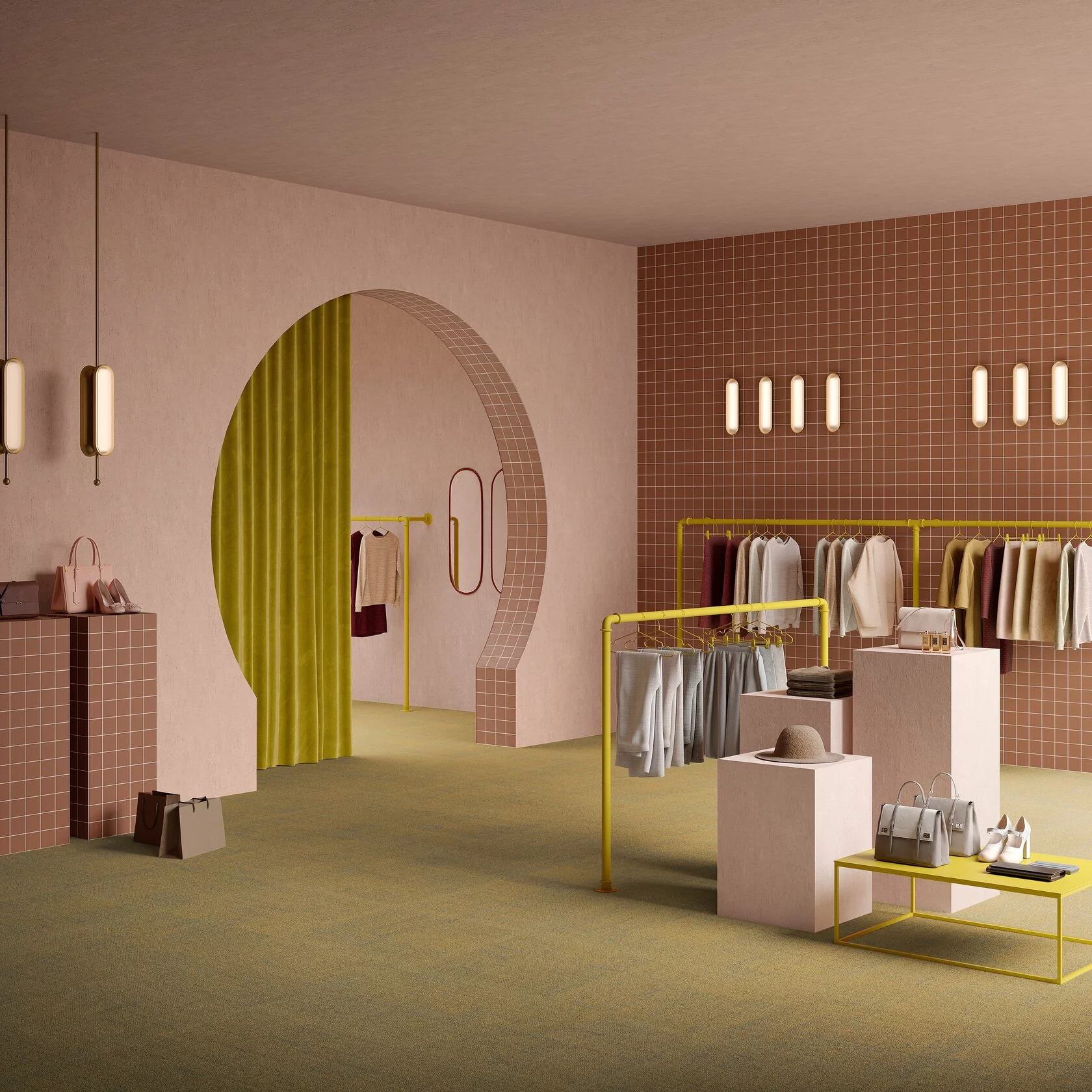 Ковровая плитка Mantra Tile 98 (500*500*6 мм) — купить в Старом Осколе